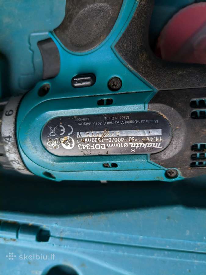 Suktukas Makita Ddf343 - nuotraukos Nr. 3