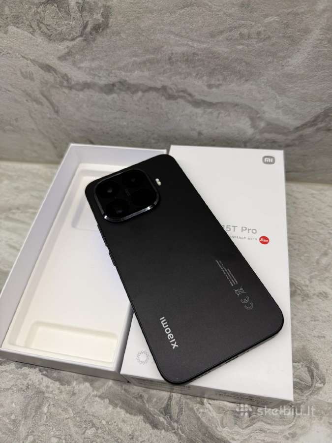 Xiaomi 15t Pro Black 12gb RAM, 256gb Rom - nuotraukos Nr. 2