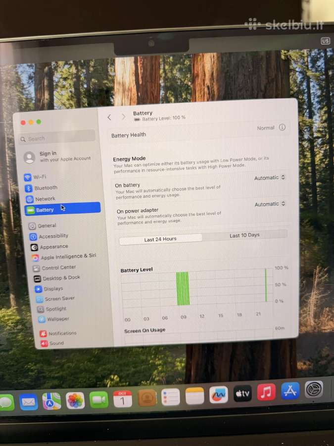 MacBook Pro 14" M3 Max 16c Cpu 128gb, 1tb, 40c Gpu - nuotraukos Nr. 10