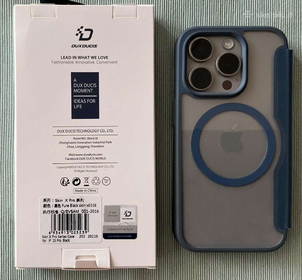 Dux Ducis Skin X (premium) iPhone 15 Pro dėklas - nuotraukos Nr. 3