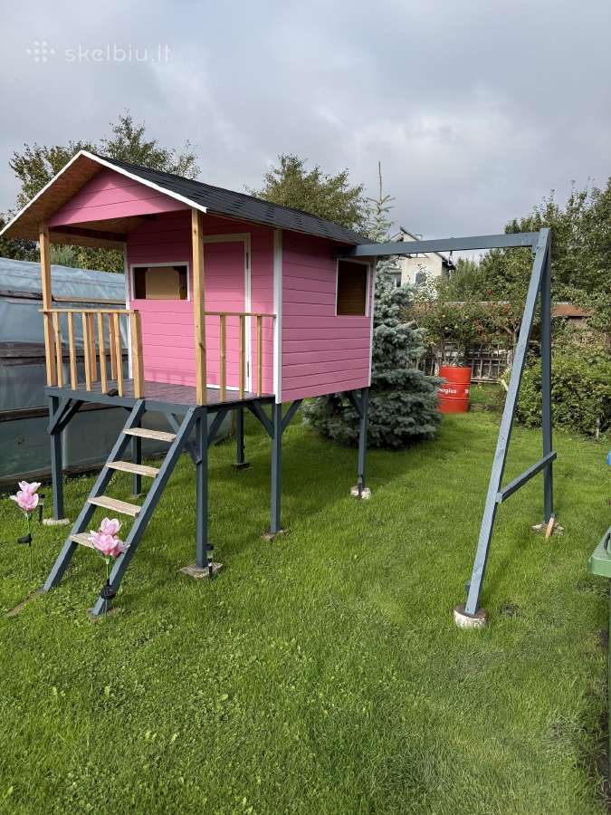 Parduodamas vaikiškas namelis šiemet statytas - nuotraukos Nr. 2