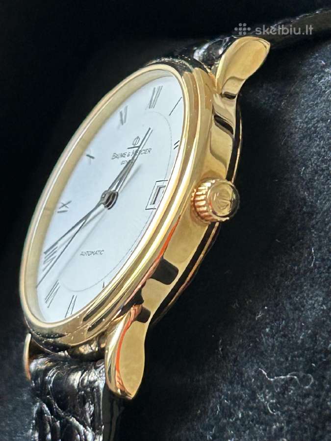 Baume&mercier Auksinis 750 laikrodis - nuotraukos Nr. 7
