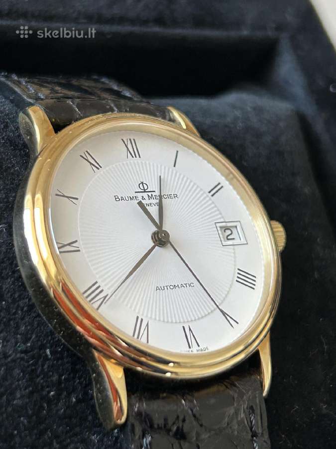 Baume&mercier Auksinis 750 laikrodis - nuotraukos Nr. 9