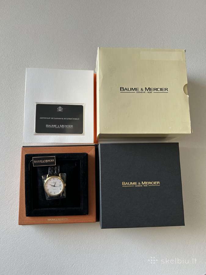 Baume&mercier Auksinis 750 laikrodis - nuotraukos Nr. 16