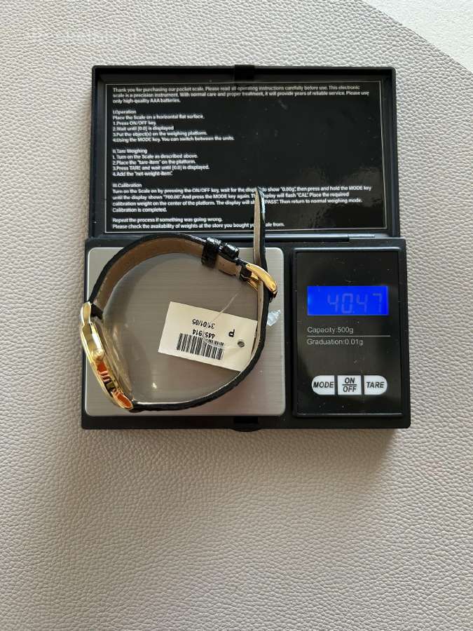 Baume&mercier Auksinis 750 laikrodis - nuotraukos Nr. 17