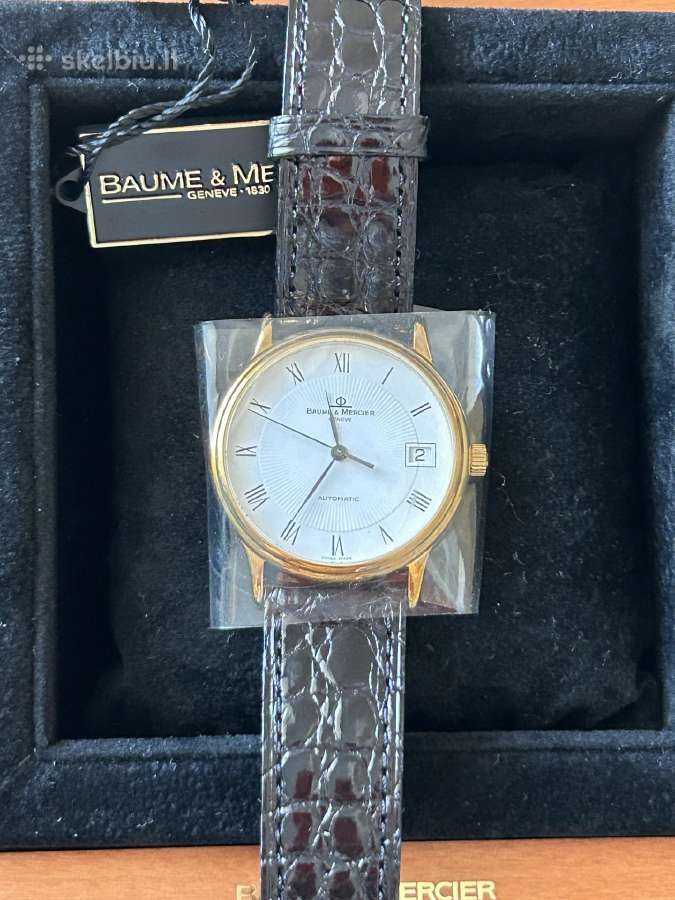 Baume&mercier Auksinis 750 laikrodis - nuotraukos Nr. 18