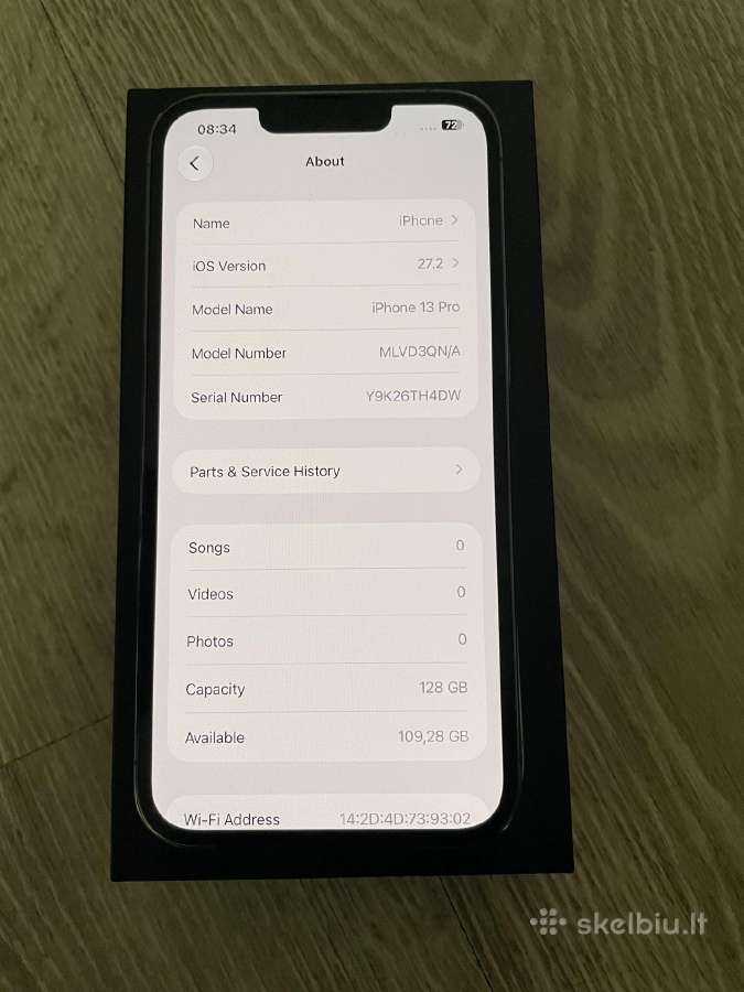 Apple iPhone 13 Pro,sierra blue,128gb - nuotraukos Nr. 7