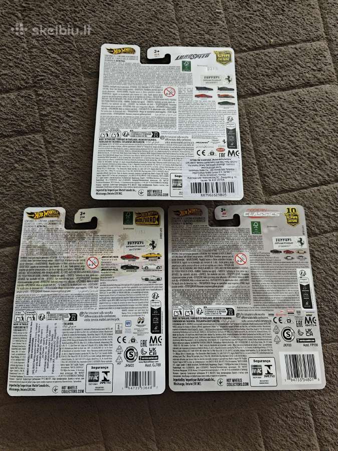 3x hot wheels Ferrari premium - nuotraukos Nr. 2