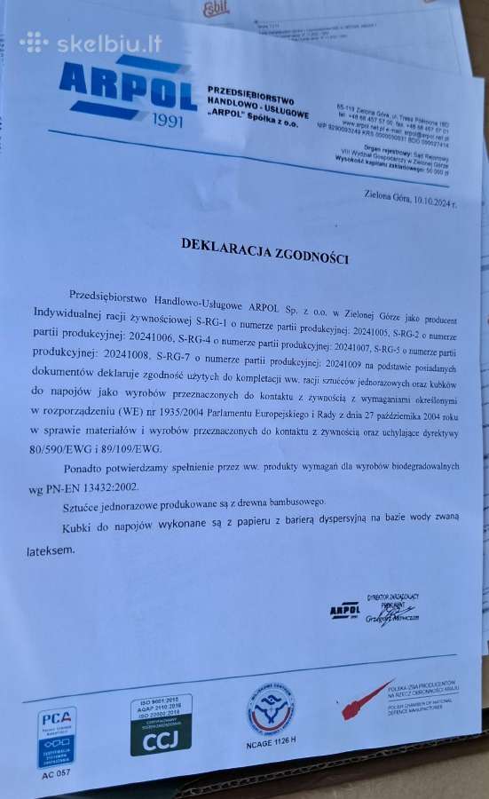 Lenkiškas 24 val.kariškas maisto davinys Mre - nuotraukos Nr. 4