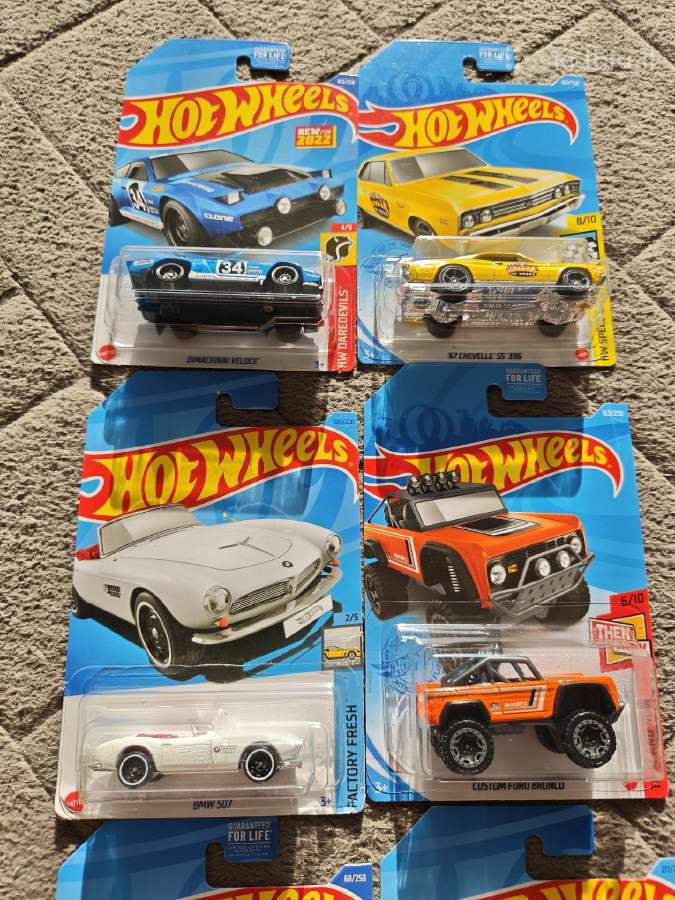 6x hot wheels long card - nuotraukos Nr. 2