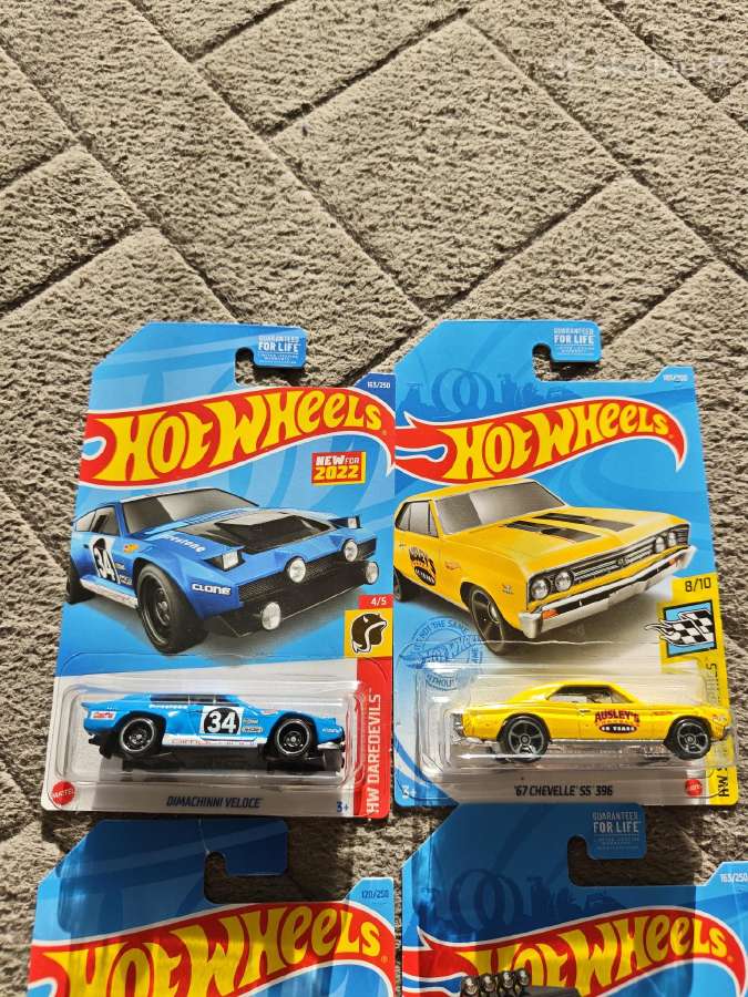 6x hot wheels long card - nuotraukos Nr. 3