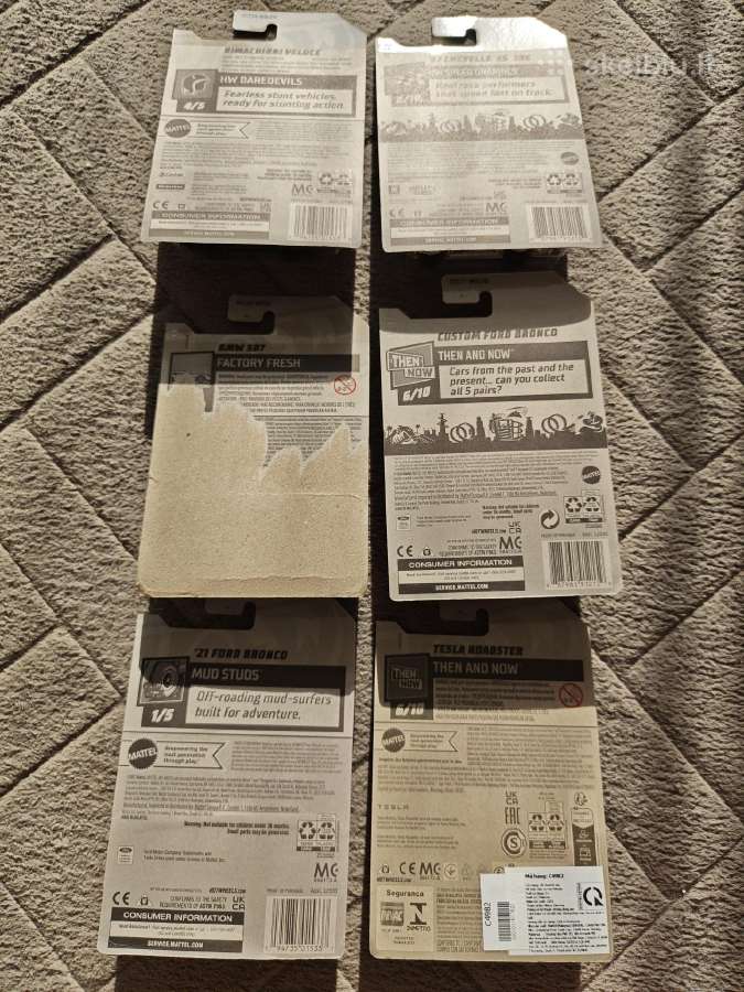 6x hot wheels long card - nuotraukos Nr. 4