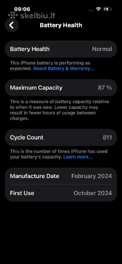 iPhone 15 Pro 256 GB - nuotraukos Nr. 12