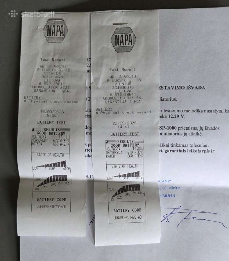 Mutlu akum 12v, 80ah, 660a startine, kaip naujas - nuotraukos Nr. 3