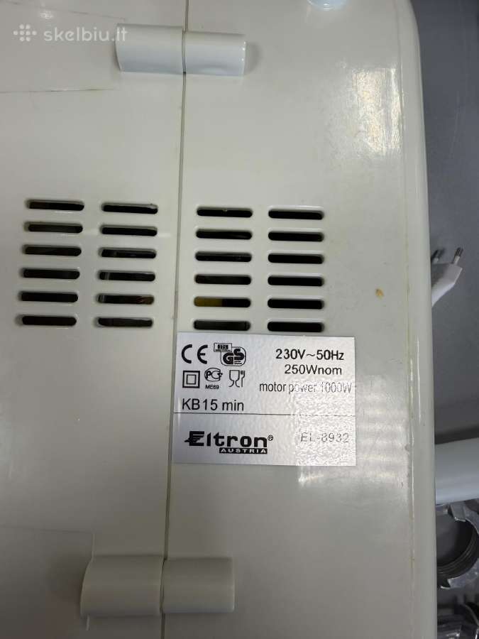 Naudota mėsmalė Eltron El-8932 - nuotraukos Nr. 5
