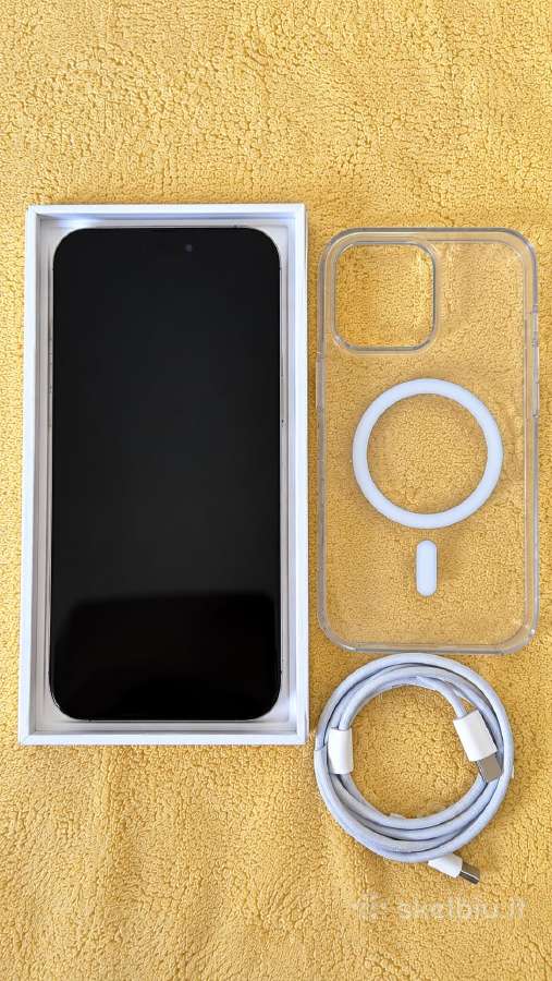 iPhone 16 Pro Max 256 GB, sidabrinis, garantija - nuotraukos Nr. 2