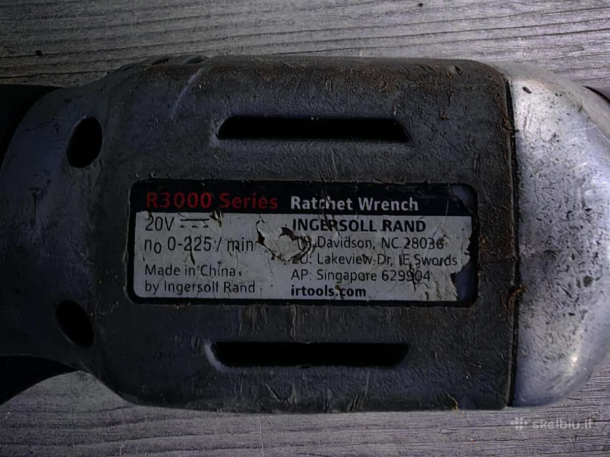 Ingersoll Rand 20v veržliasukių komplektas - nuotraukos Nr. 3