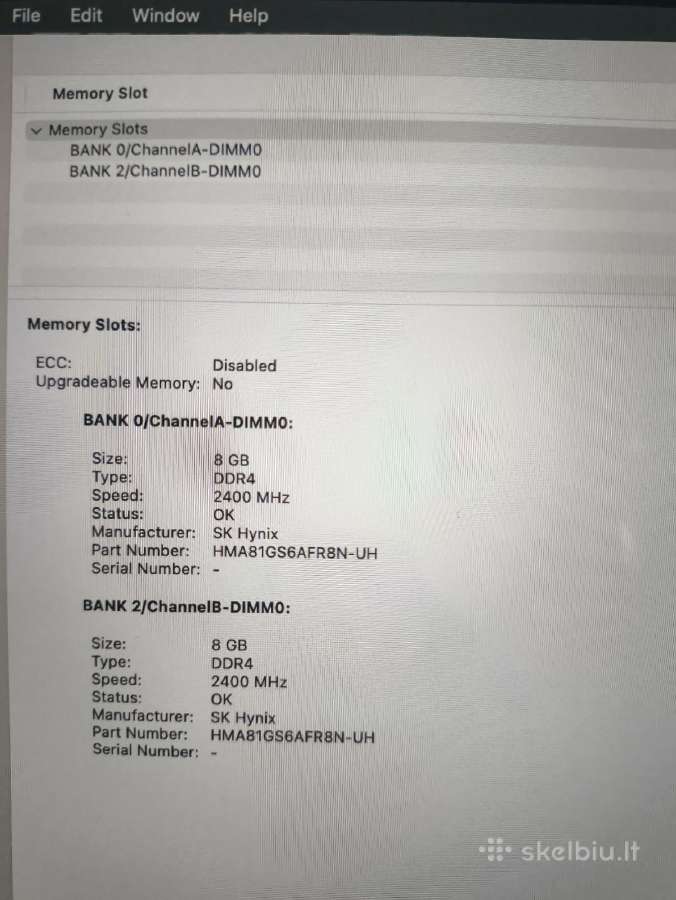 15.4 2880*1800 16gb 500gb Radeon Pro 560x 22% - nuotraukos Nr. 6