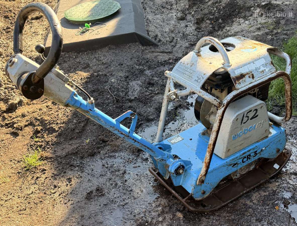 Parduodu vibroplokštę Webermt Cr 3 R, 6,3kw, 176kg - nuotraukos Nr. 2