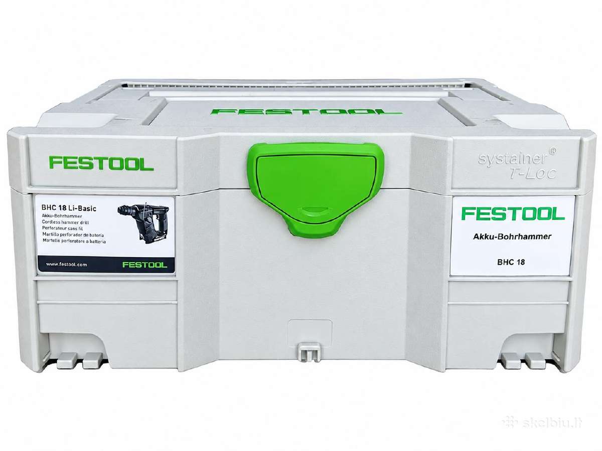 Akum. perforatorius Festool Bhc 18-basic - nuotraukos Nr. 2