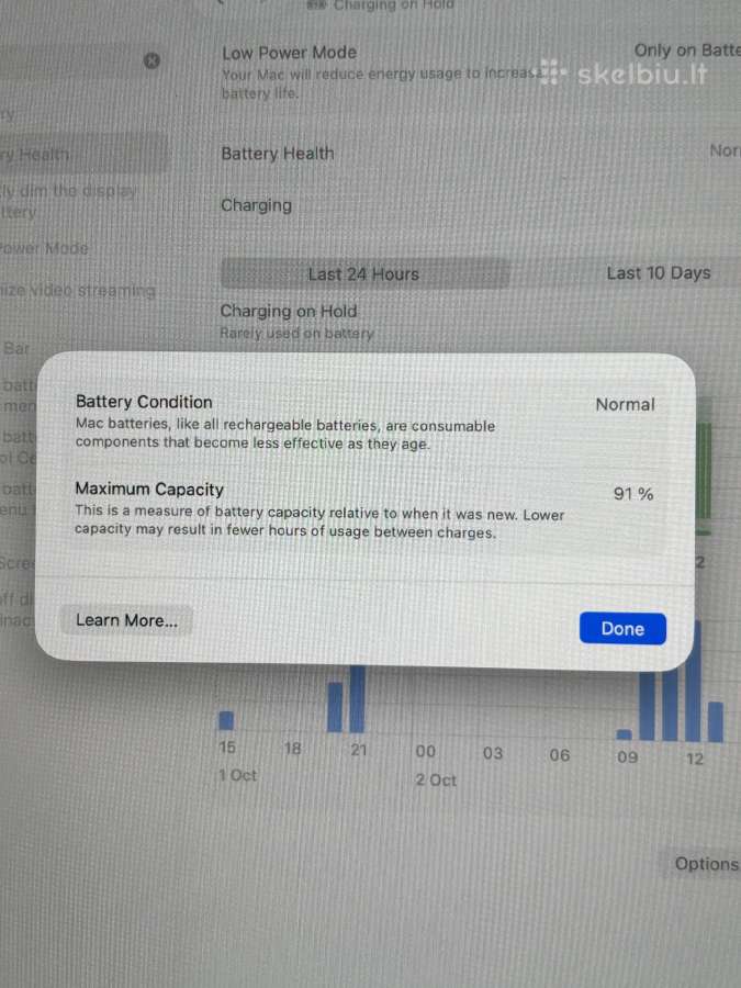 Apple MacBook Air 15.3 M3 8 GB RAM 256 GB SSD - nuotraukos Nr. 8