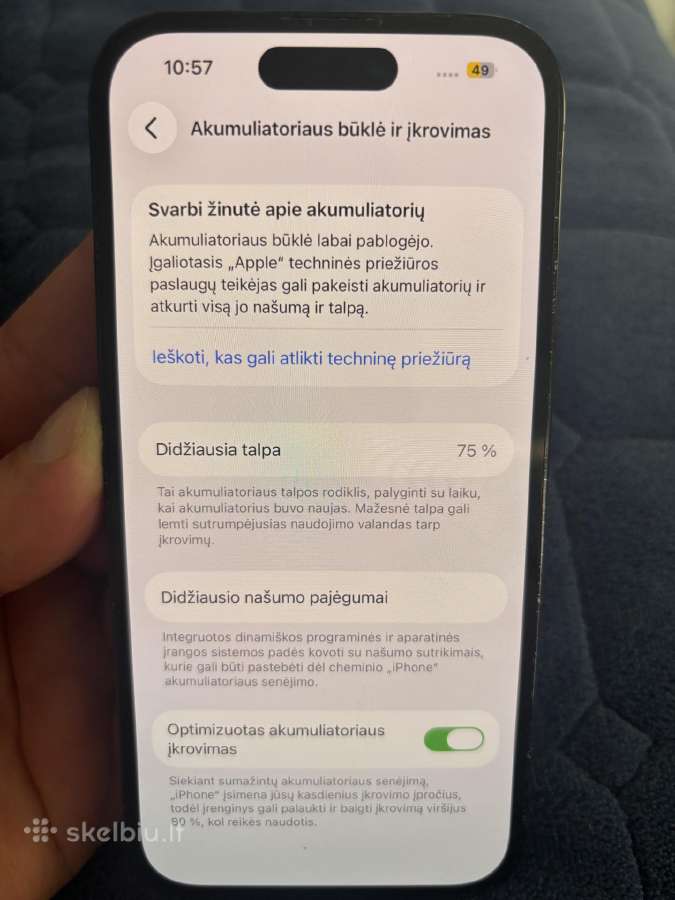 Parduodu iphone14pro 128gb geros bukles - nuotraukos Nr. 4