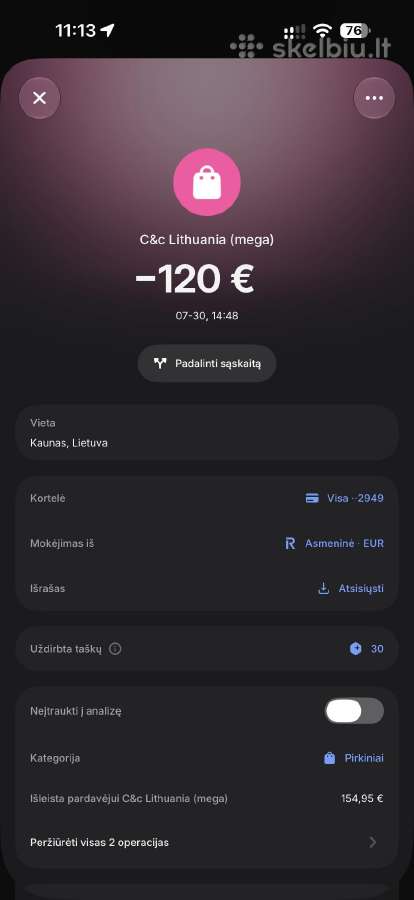 iPhone 15 Pro 256gb - nuotraukos Nr. 7