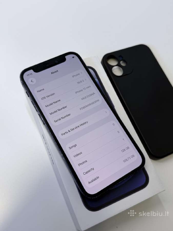 iPhone 12 Mini 128 GB - 100% - nuotraukos Nr. 4