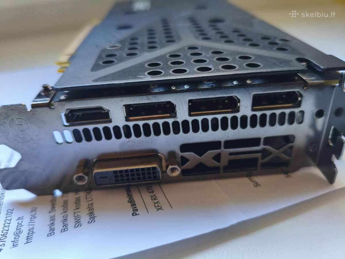 Amd Radeon Xfx R470 8gb - nuotraukos Nr. 5