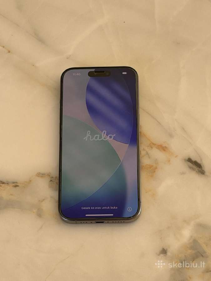 iPhone 15 Pro 256 GB pilkas Natural Titanium - nuotraukos Nr. 2