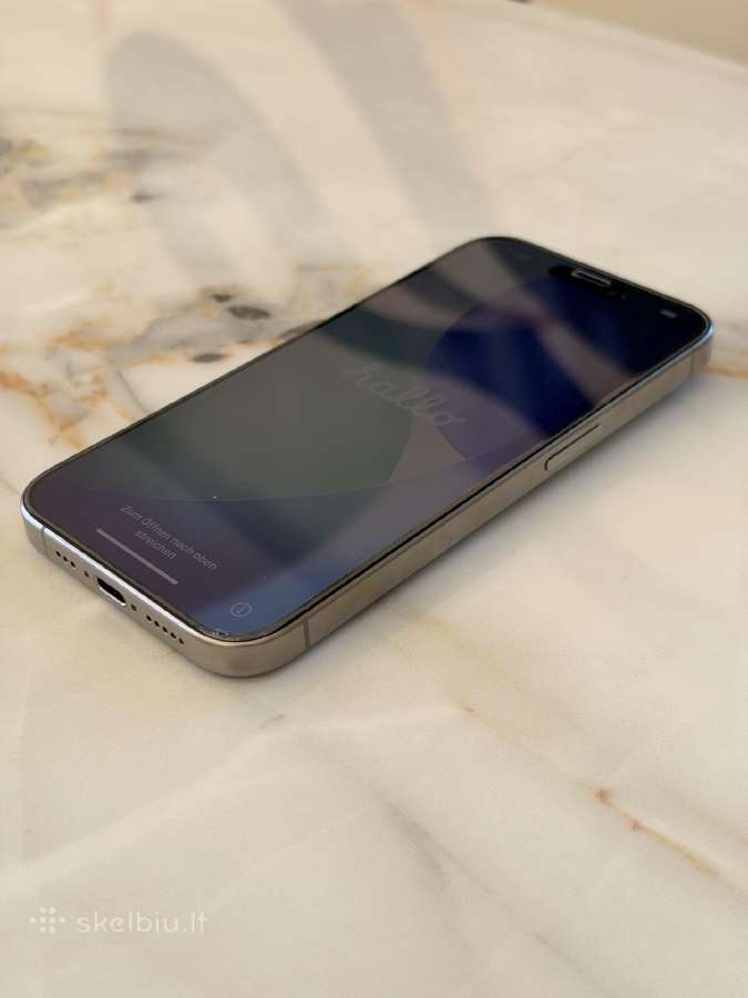 iPhone 15 Pro 256 GB pilkas Natural Titanium - nuotraukos Nr. 6