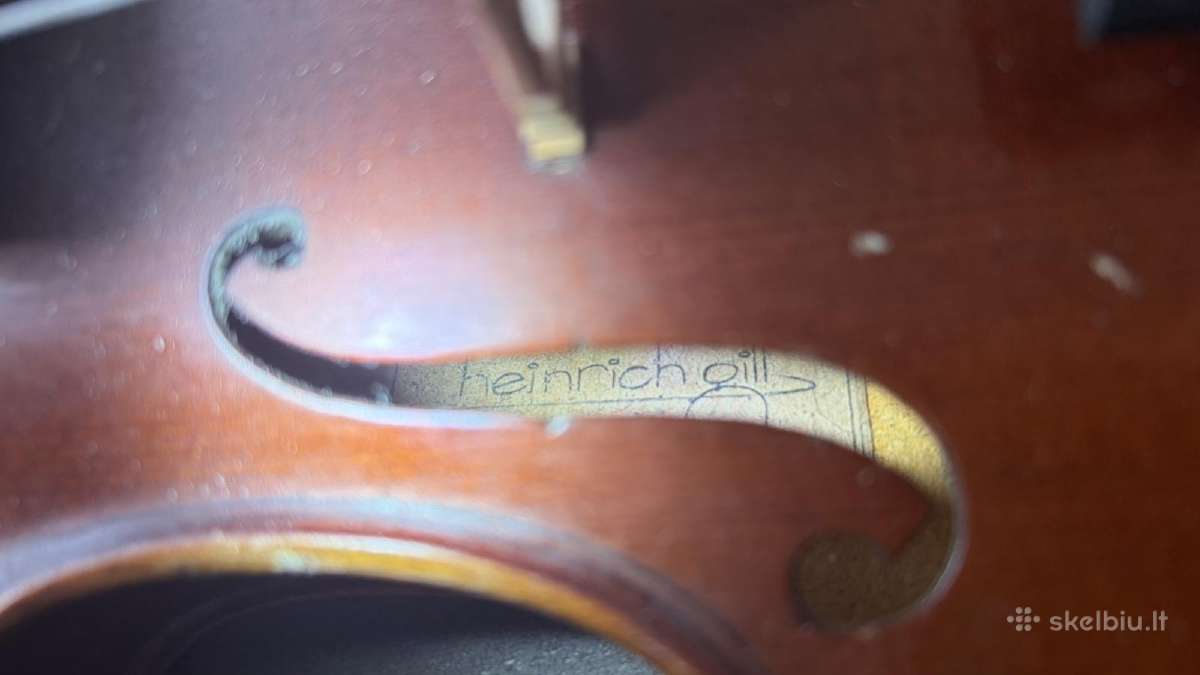 Heinrich Gill No. 52, 1/2 smuikas - nuotraukos Nr. 8