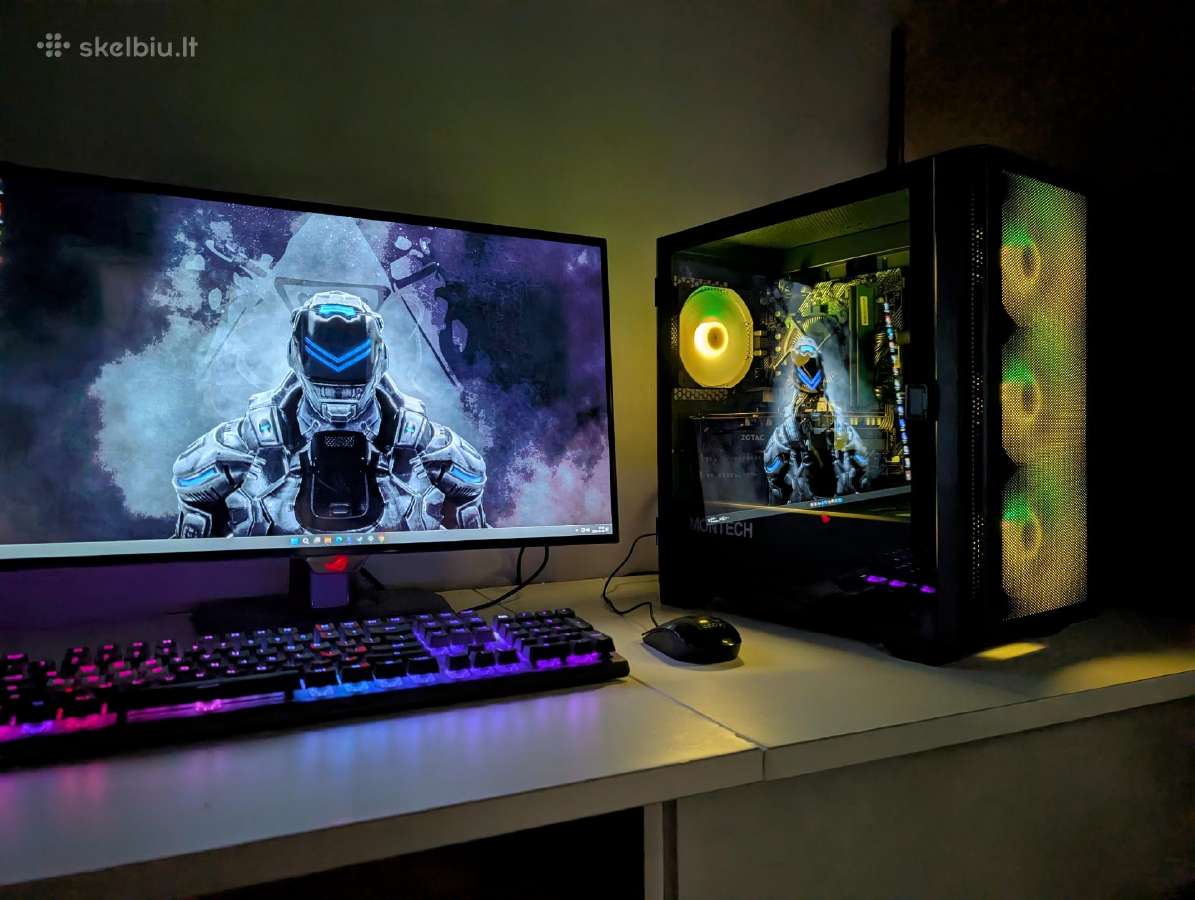 Pilnas komplektas žaidimų-mokslų Pc I5,12gb,1060 - nuotraukos Nr. 3