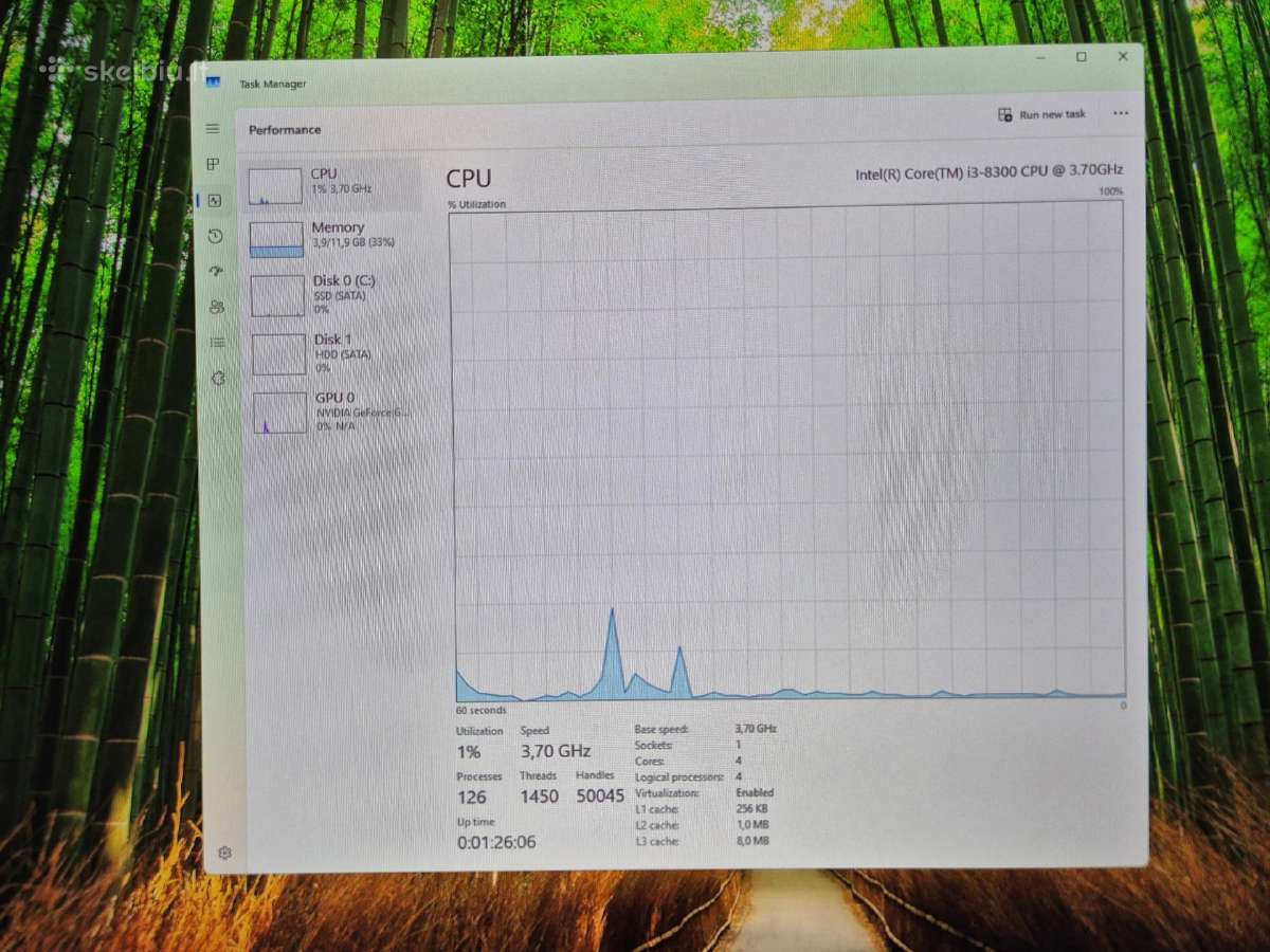 Kompiuteris i3-8300 / 12 GB RAM / 240 GB SSD - nuotraukos Nr. 6