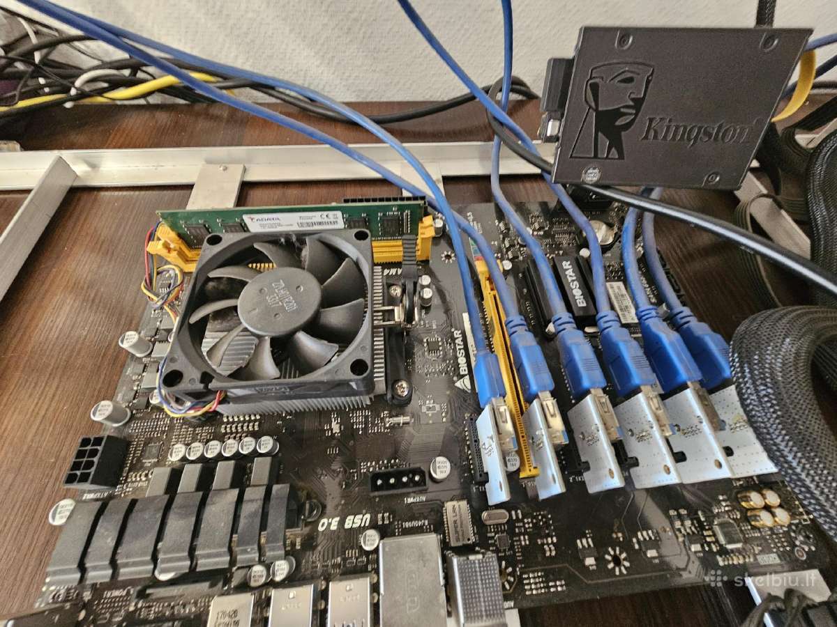 Mining rigas 5x Nvidia Gp104 - nuotraukos Nr. 3