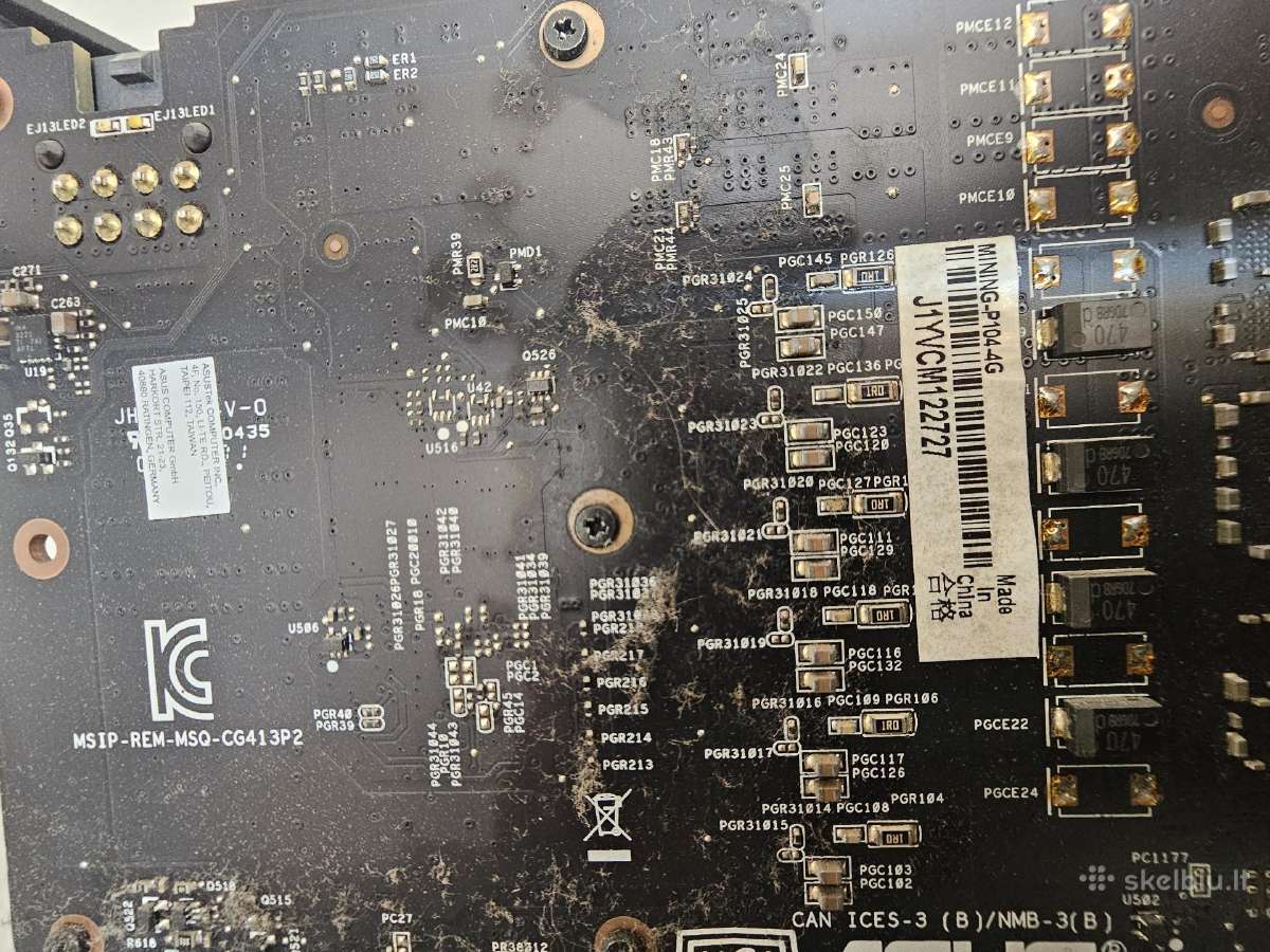 Mining rigas 5x Nvidia Gp104 - nuotraukos Nr. 4