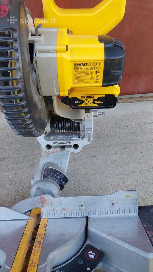 Akumuliatorinės skersinio pjovimo staklės Dewalt - nuotraukos Nr. 3