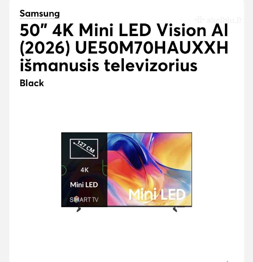 Samsung televizorius su Ia - nuotraukos Nr. 2