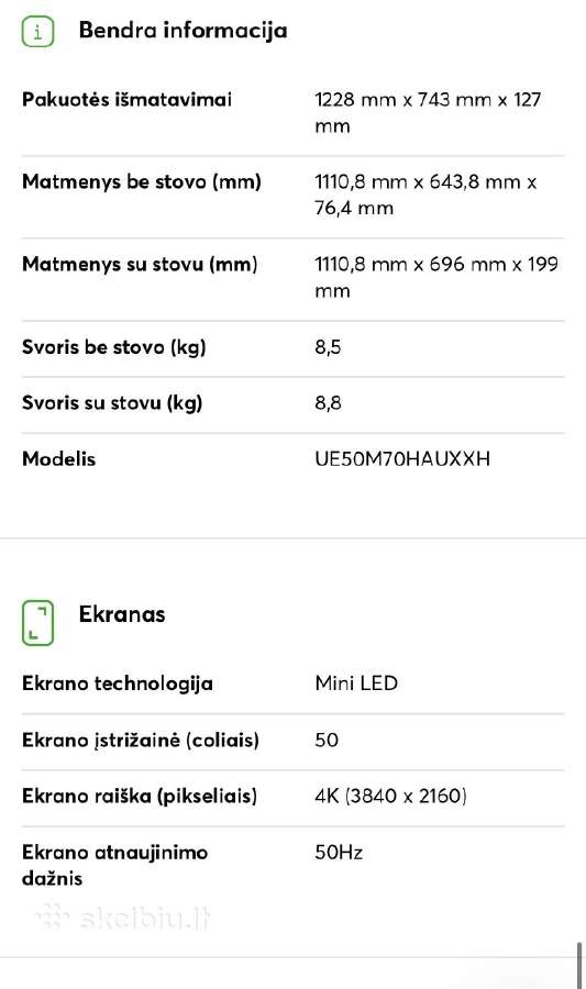 Samsung televizorius su Ia - nuotraukos Nr. 5