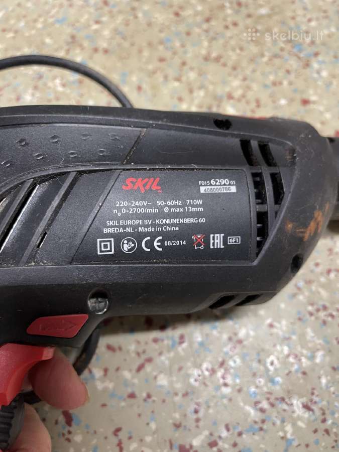 Skil 6290 smūginis gręžtuvas 710 W - nuotraukos Nr. 3