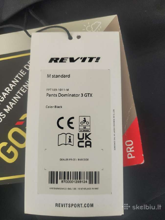 Revit Domator Gtx Goretex Pro striukė ir kelnės - nuotraukos Nr. 21