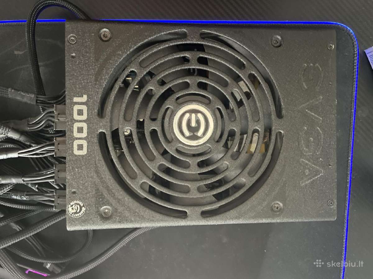 Evga Supernova 1000 G2 maitinimo blokas (Psu). - nuotraukos Nr. 6