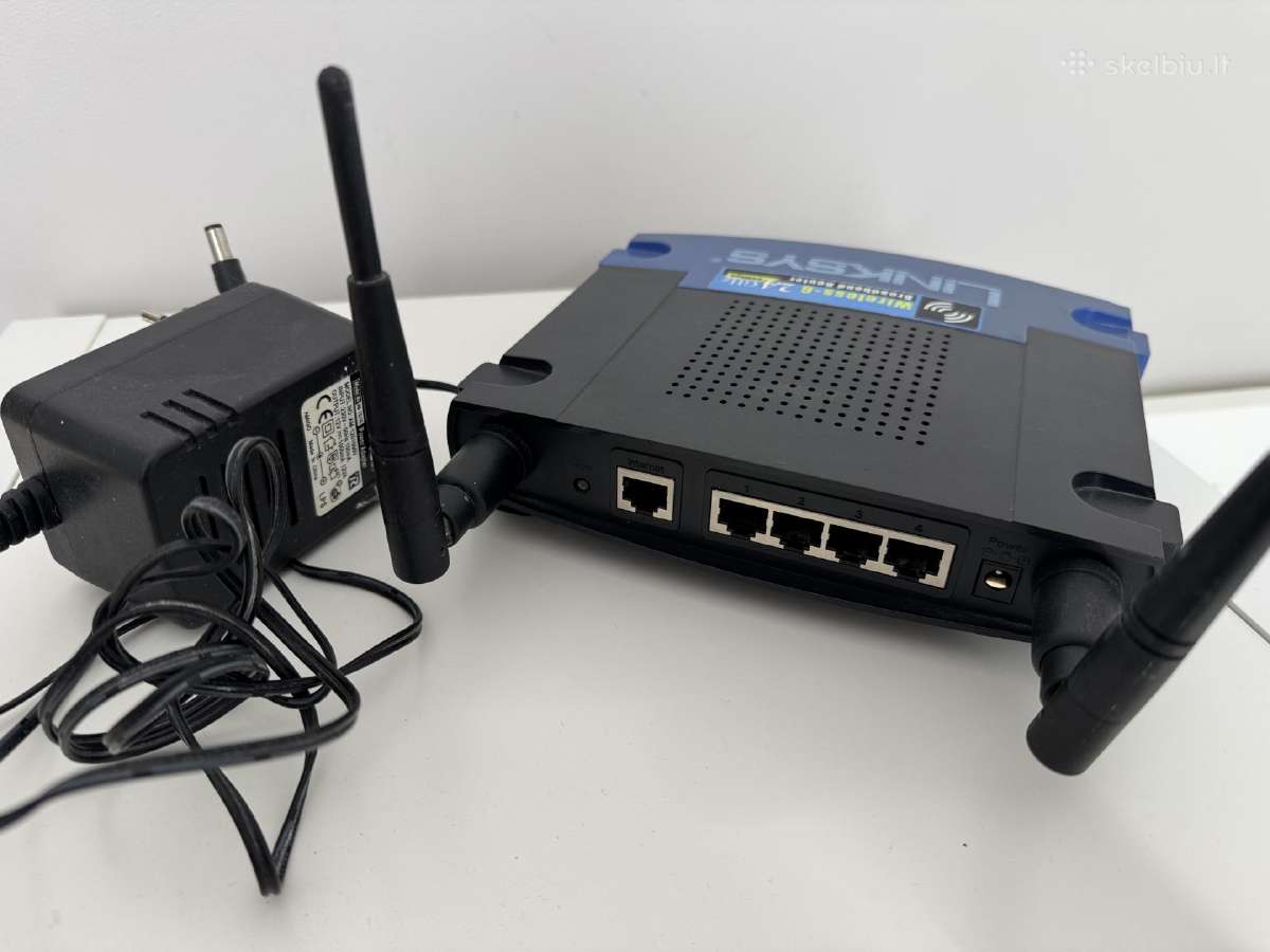 Linksys Wrt54gl maršrutizatorius - nuotraukos Nr. 2