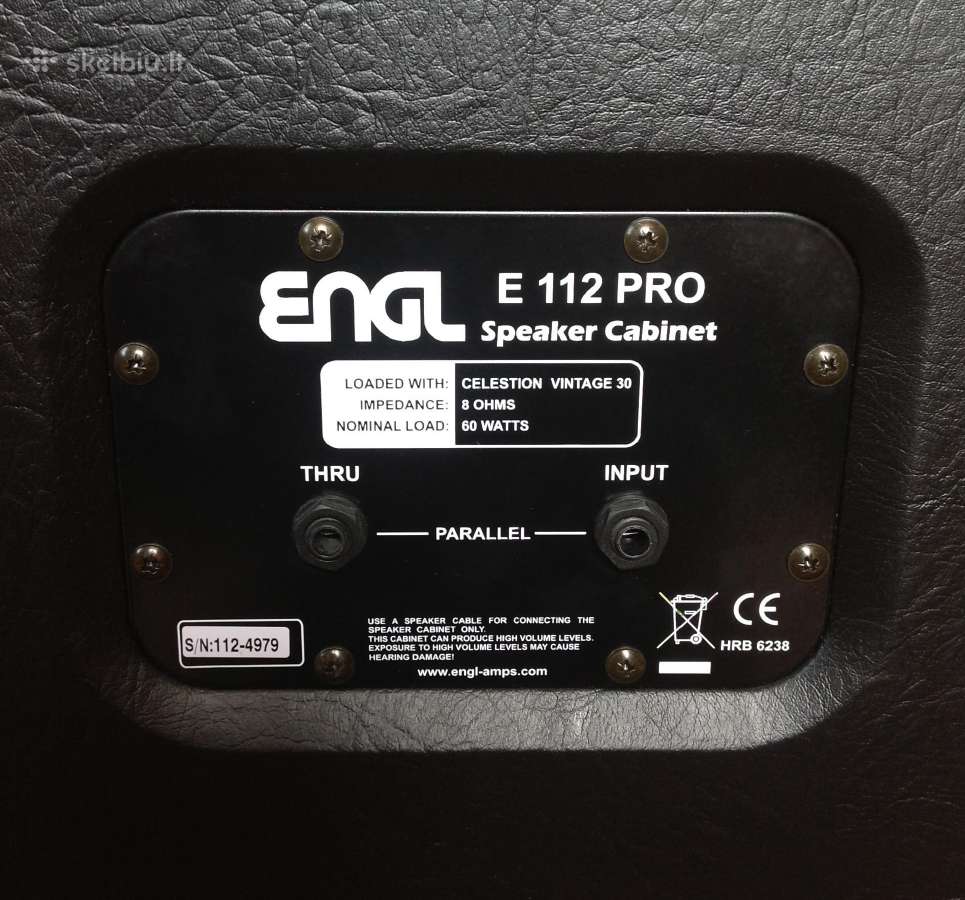 Gitarinis kabinetas Engl E112vsb Pro Cabinet SL - nuotraukos Nr. 3