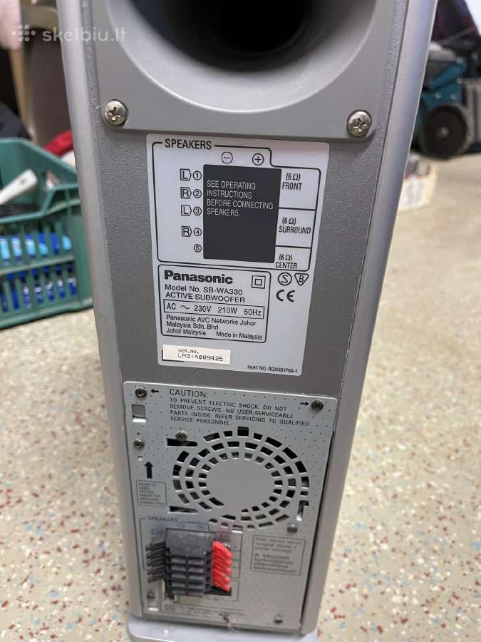 Panasonic SB-wa330 aktyvus subwooferis - nuotraukos Nr. 3