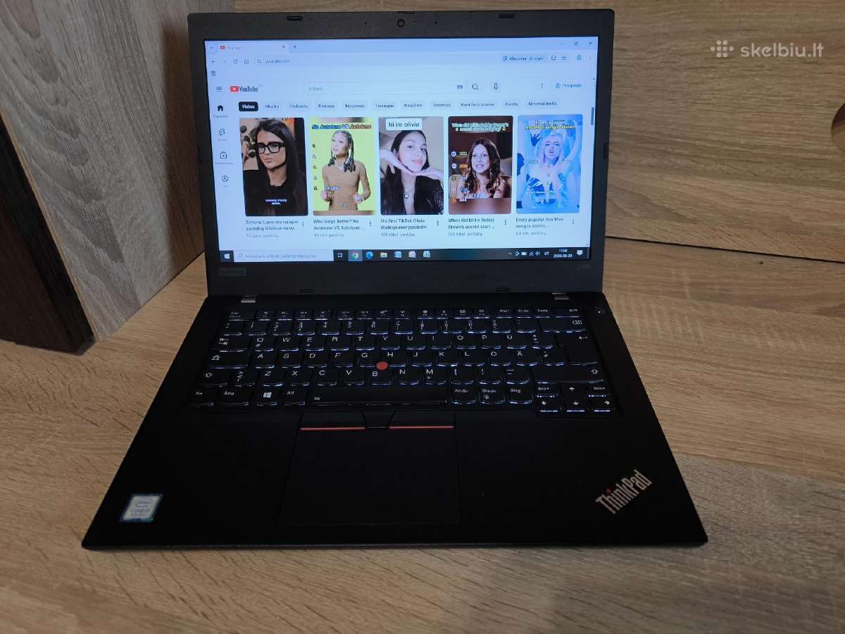 Lenovo Thinkpad L490 / i5-8265u /RAM 16gb - nuotraukos Nr. 3