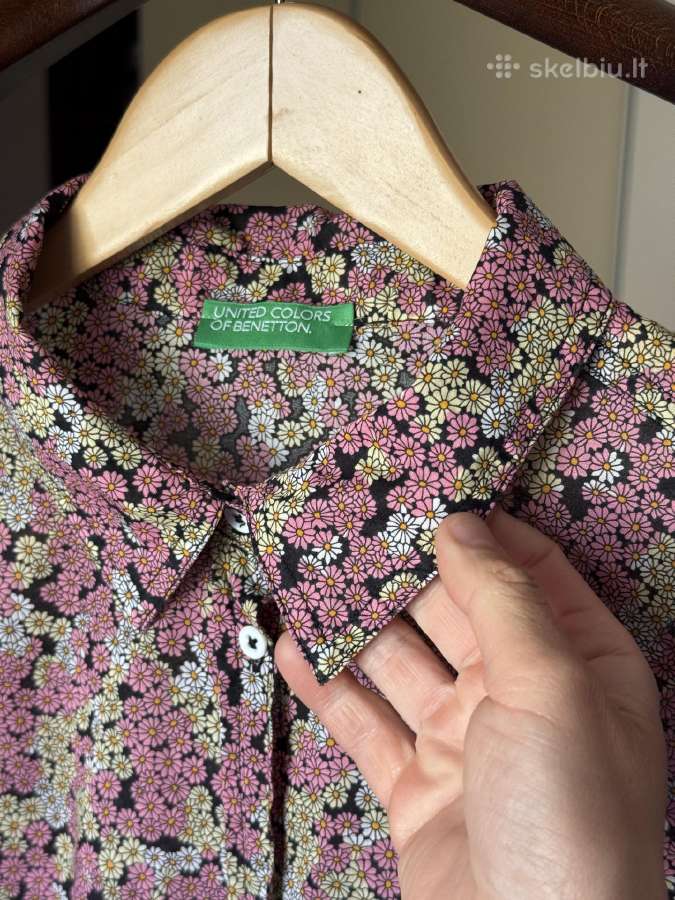 United Colors of Benetton gėlėti marškiniai 42 - nuotraukos Nr. 4