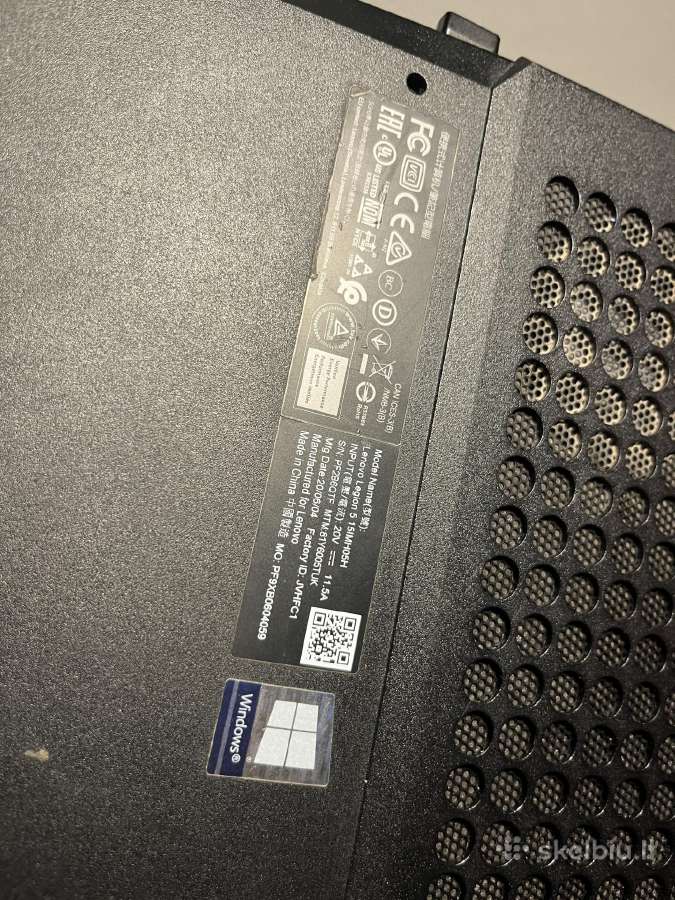 Lenovo legion 5 Rtx 2060 - nuotraukos Nr. 8