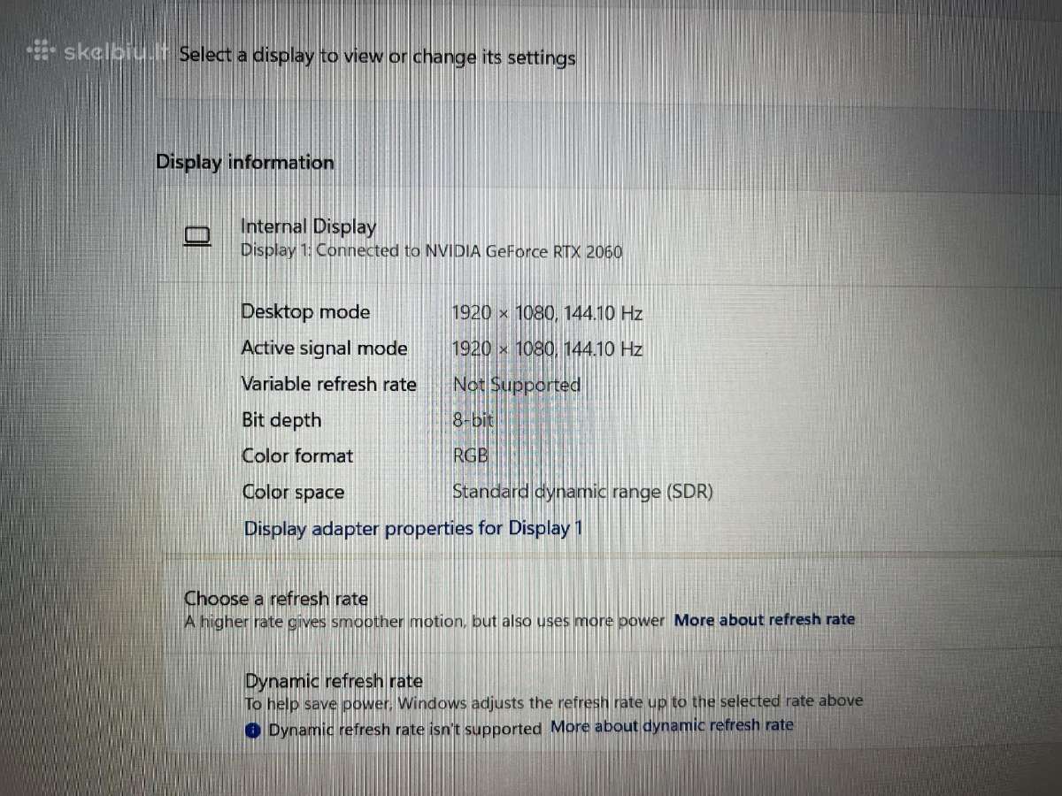 Lenovo legion 5 Rtx 2060 - nuotraukos Nr. 9