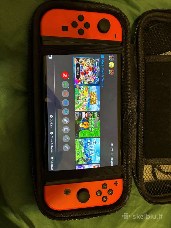 Nintendo switch oled mario red edition 64gb - nuotraukos Nr. 2